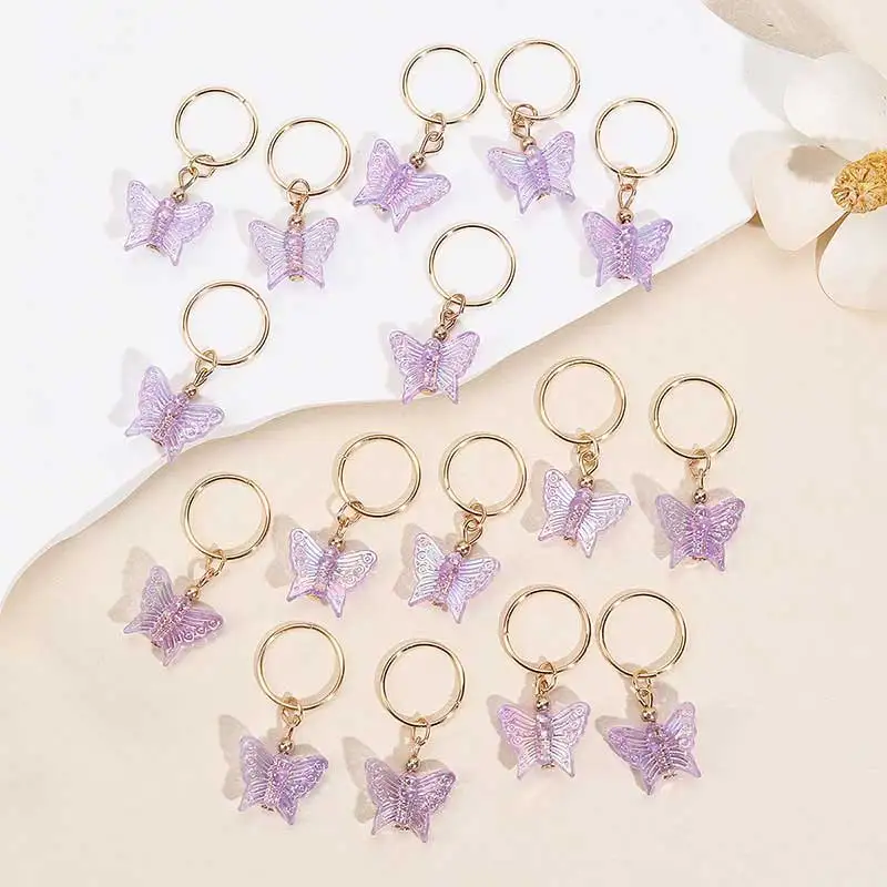 16/20pcs charm Hair Braid Clips Dreadlock Beads Vintage Butterfly Star Pearl Hairpins Women Hair Street Styling Tools