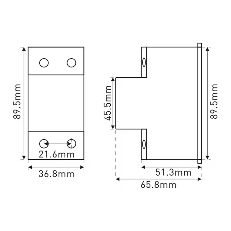 AB41-AVR-63A Automatic Voltage Protector Relay Dual Display Adjustable Voltage And Over-Current Protection