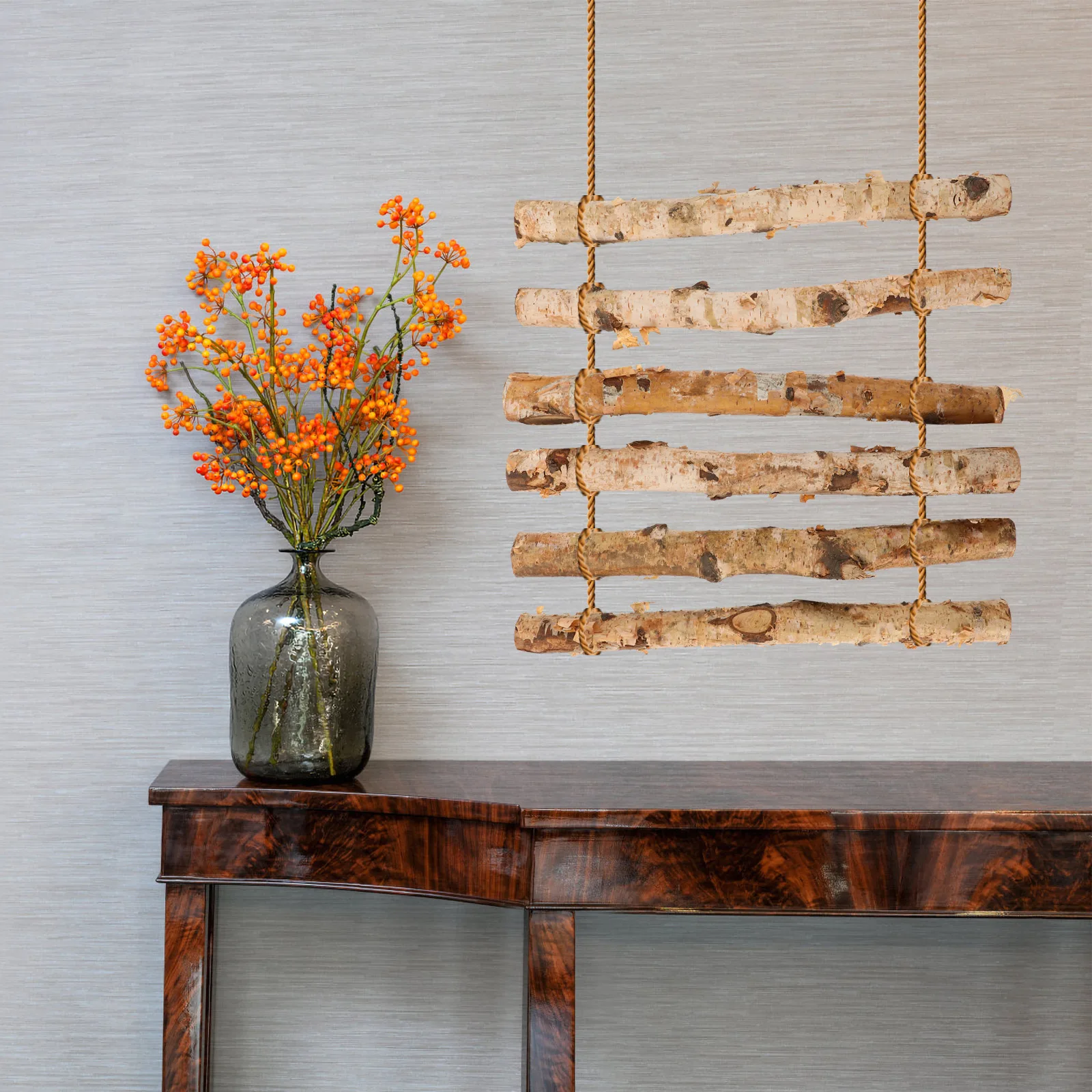 

6pcs Birch Wood Sticks Natural Decorative Craft Material DIY Accessories Thin Dry Branches for Arrangements Photo Props