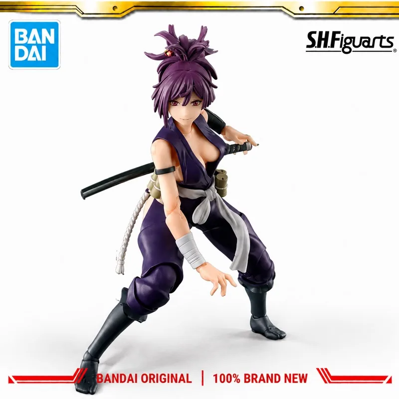 En Stock, Figura de Acción Original Bandai S.H. Figuarts Jigokuraku Yuzuriha, Muñeco Nuevo en Caja, Personajes de Anime