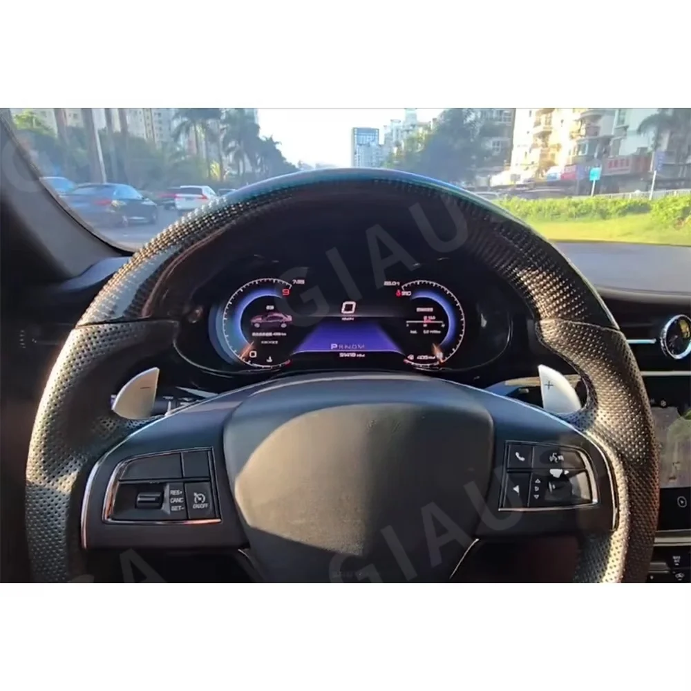 12.3Inch Car Speedometer Digital Cluster For Maserati Quattroporte 2013~2023 LCD Instrument Panel Touch Screen Dashboard Display
