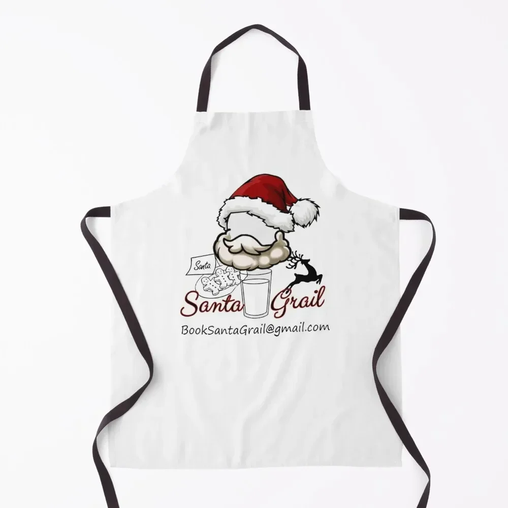 

Santa Grail Cup of Milk Apron Kitchen Apras Man For Cooking Apron