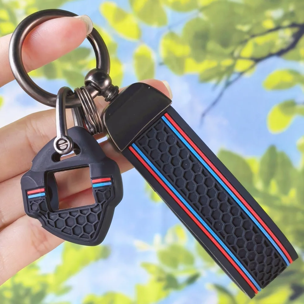 Textured Honeycomb Key Protector Shell With Keychain For Suzuki GSX-S750 GSX-S1000 GSX-S1000GT GSXS750 GSXS1000