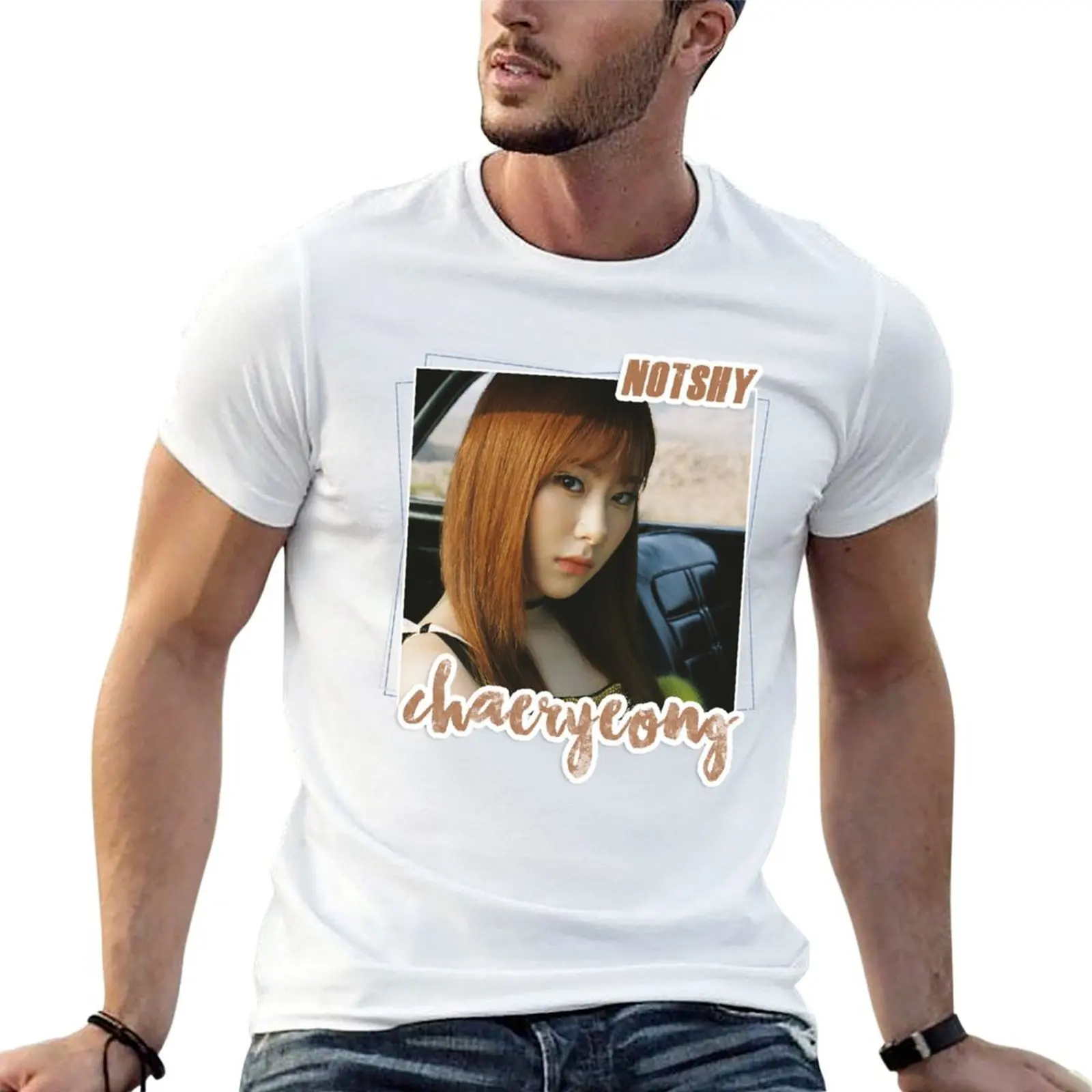 

ITZY-футболка Chaeryeong, черная хлопковая футболка, простая мужская упаковка, мужская футболка, хлопковая футболка