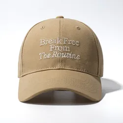 Gorra de béisbol bordada ajustable visera curva pico de pato