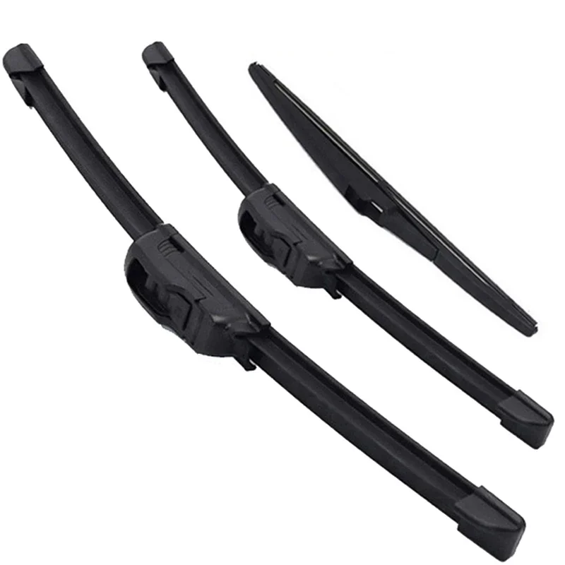 Front & Rear Windshield Wiper Blade For Daihatsu Cuore Charade Mira L250 L251 2003-2005 Windscreen Window Back Brushes Glass
