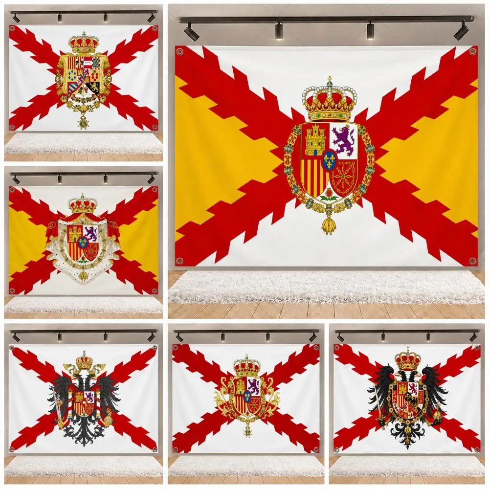 Flag Spanish Empire flag Flags decor flag banner,wall hanging flag,indoor outdoor wall decor,yard garden porch patio