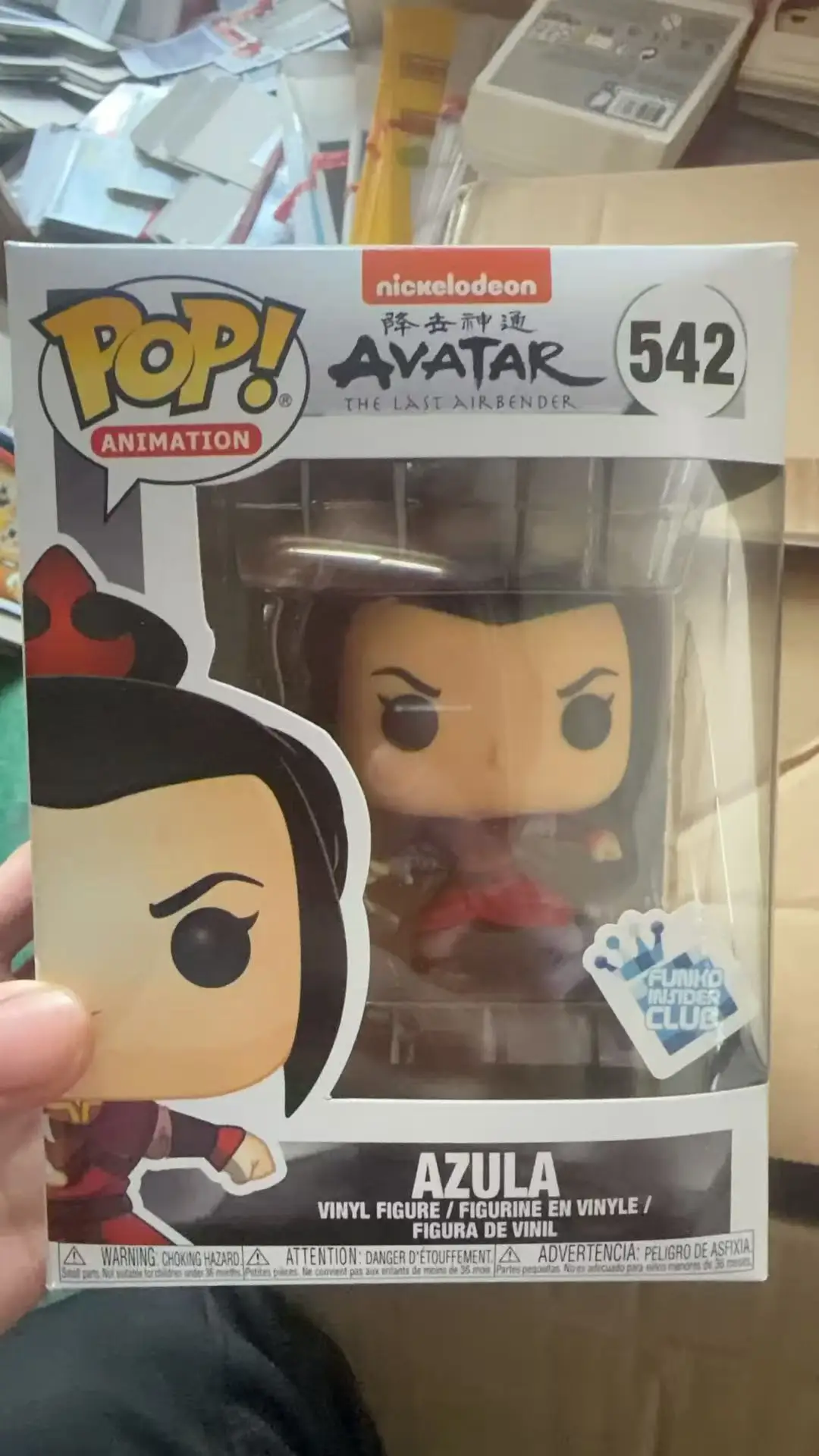 ホットセール ファンコ ポップ アニメーション ラスト・エアベンダー 火の支配者 オザイ アズラ 542 #   ビニールフィギュア 子供向けコレクションモデル玩具