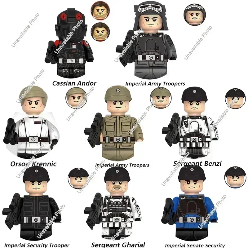 

STAR WARS G0154G0157Building Blocks Imperial Army Trooper Sergeant Benzi Cassian Andor Orson Krennic Action Figures Mini Kid Toy