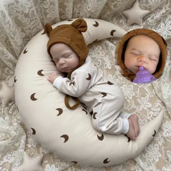 33CM Open Mouth Reborn Dolls Pascale Whole Body Soft Silicone Girl Painted Bebe Reborn Doll Toys reborn de silicone real cuerpo