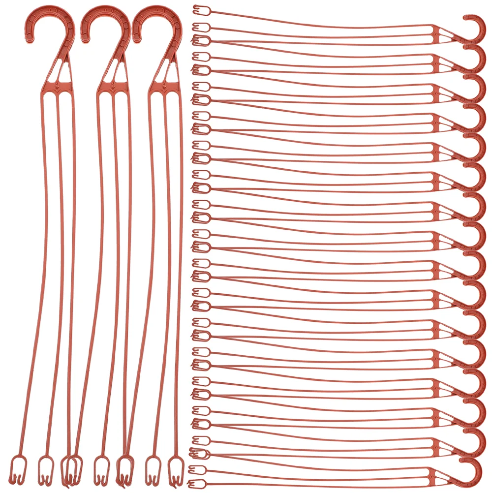 30 szt. Haczyk wiszący na kwiaty rocznik 30 szt. Haczyk na rośliny do wieszaka doniczka ogrodowa akcesoria okrągłe