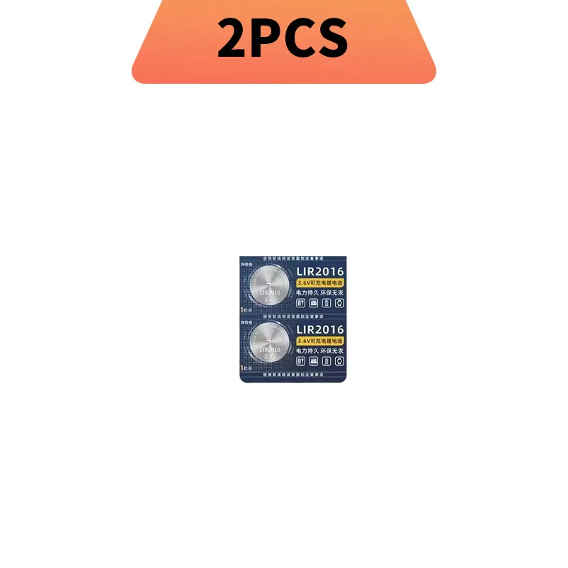 LIR2016 بطارية قابلة للشحن 3.6 فولت CR2016، للساعات، جهاز التحكم عن بعد، مفتاح السيارة، الألعاب، بطارية الكمبيوتر CMOS، مقياس الجلوكوز