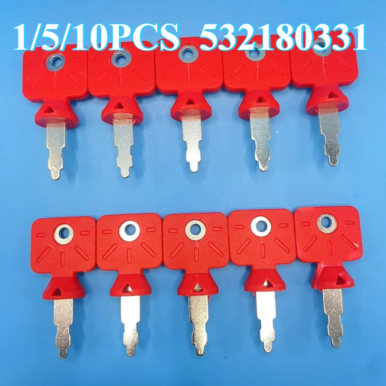 

1/5/10PCS 532180331 Lawn Mower Ignition Key 5321803-31 Compatible With Husqvarna 65021ES 65022ES 67521HVE 67522ES 7021RES