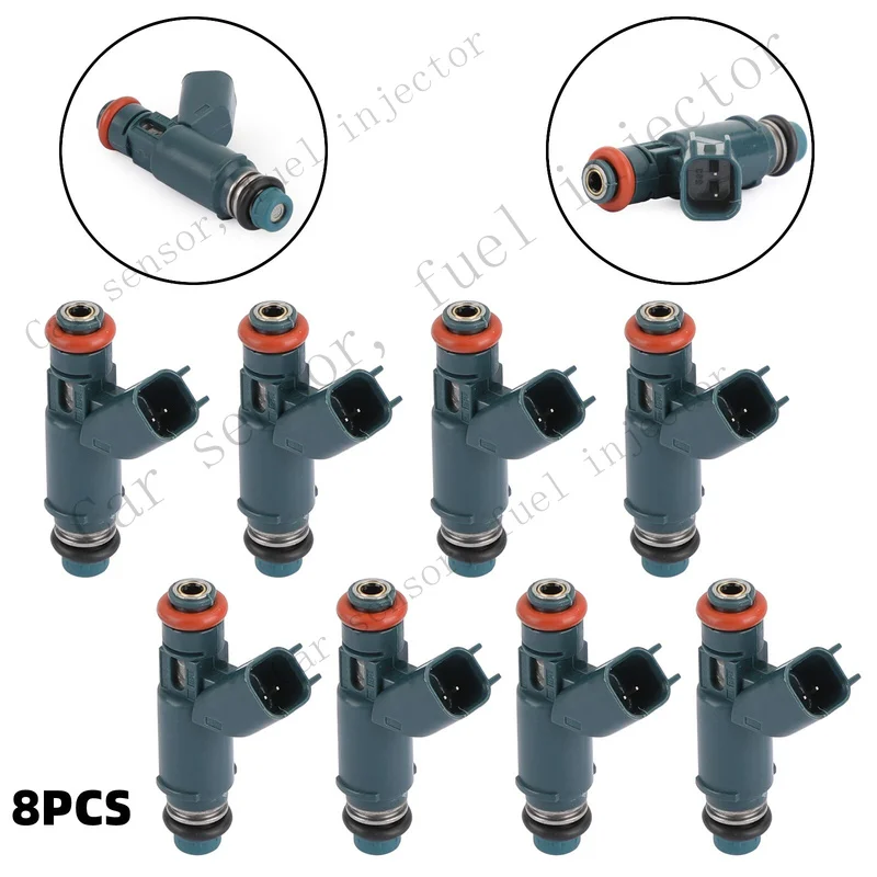 Q+ 8PCS Fuel Injectors 2W93-BA FOR Jaguar 03-09 4.2L FOR Land Rover 08-09 4.2L ZY