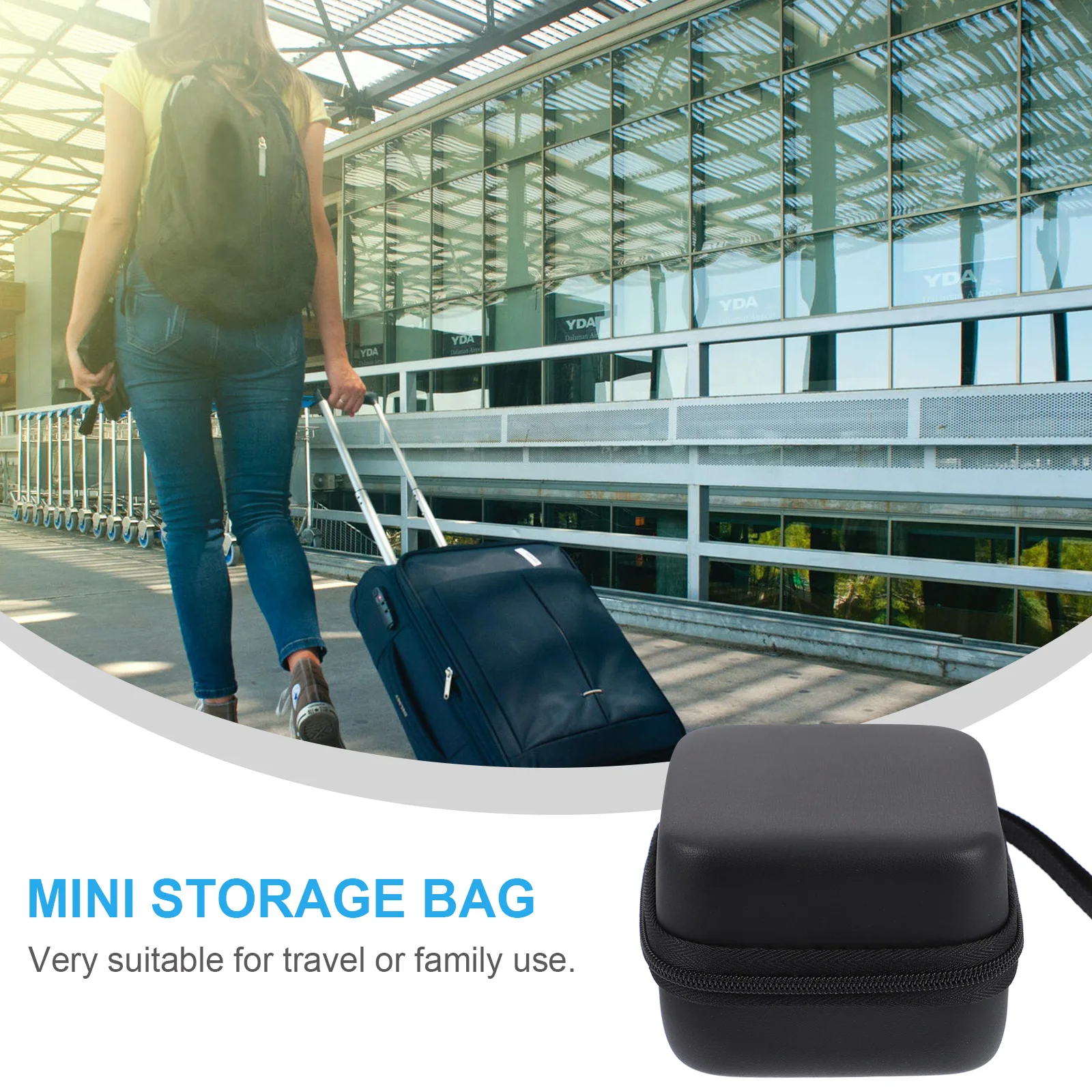 

1pc Essential Oil Box PU Travel Essential Oil Carrying Case Oils Bottle Holder Small Carrying Case Mini Bag Organizer