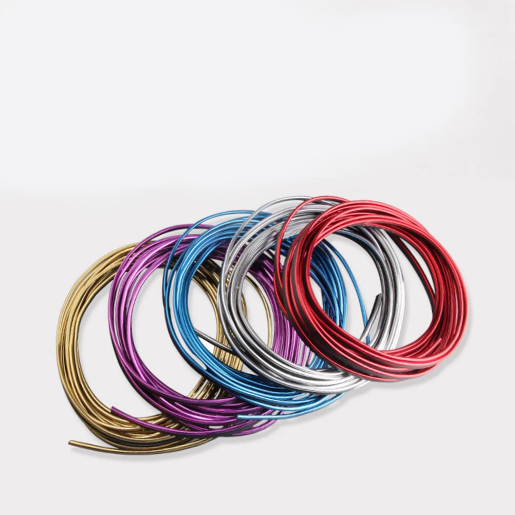 

5M 196.8Inch Car Interior Decoration Strip Flexible Auto Seal Trim For All Vehicles Easy Cut Durable Trim Strip Electroplating