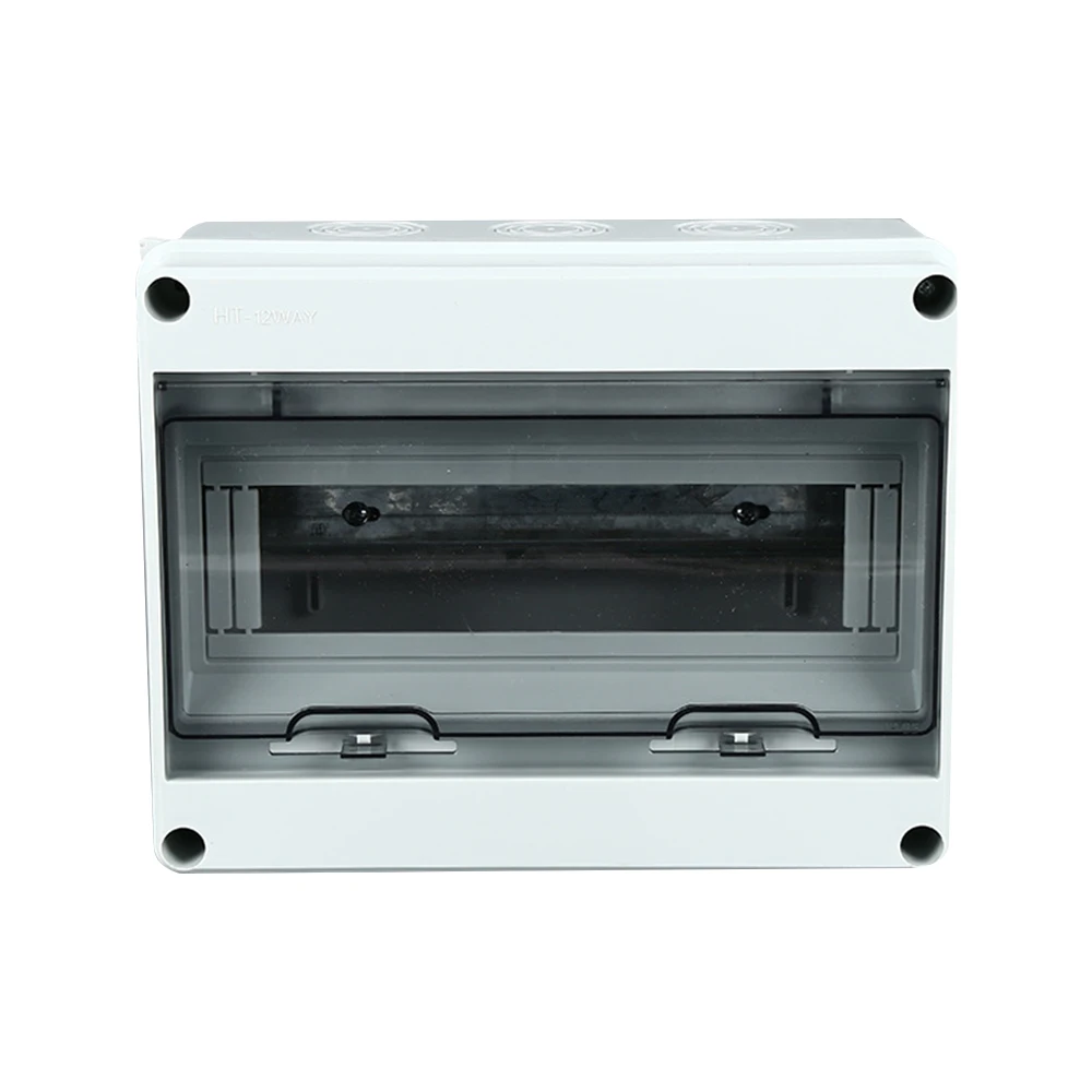 Electrical Junction Box Hinged Cover Transparent Lid IP65 Electrical Project with Enclosure 2/3/5/8/12 circuit distribution box