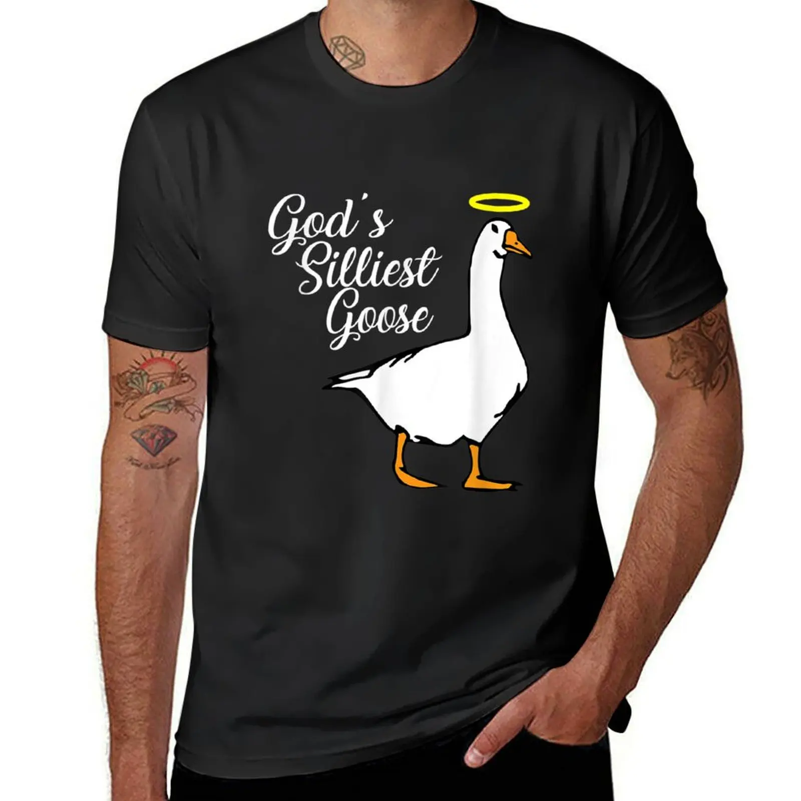 God's Silliest Goose T-Shirt Blouse heavyweights fitted t shirts for men