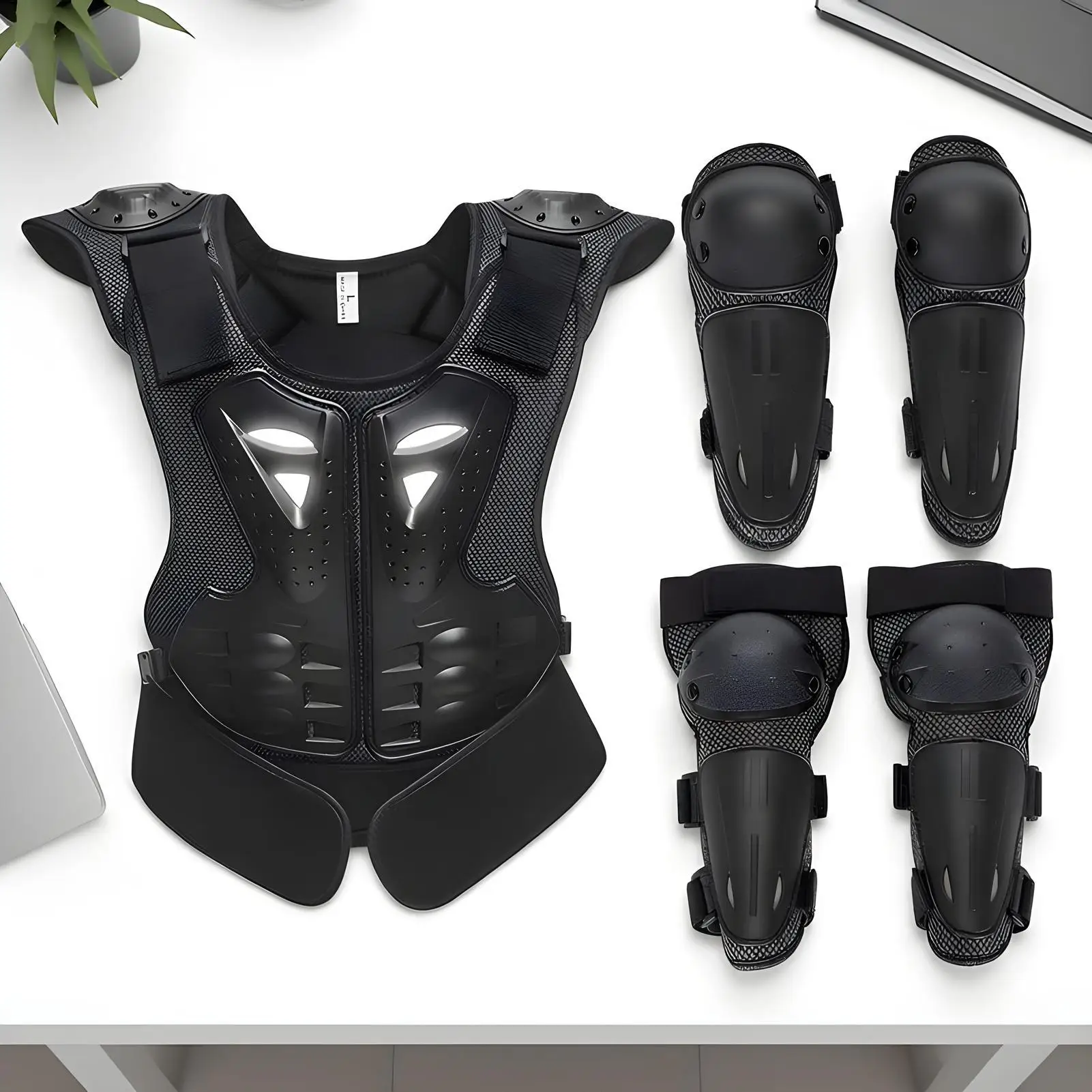 Youth Motocross Gear Chest Protector with Elbow and Knee Pad Motorcycle Riding Gear for Boys Girls Skiing Skating Skateboarding view 5