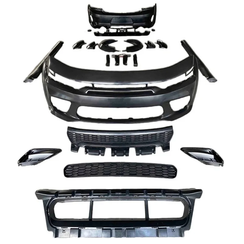 

Factory Hot Selling newestHot Selling SRT Hellcat Widebody Front Rear Bumper Wide Fender Flares Car Body Kit for Charger 2015-20