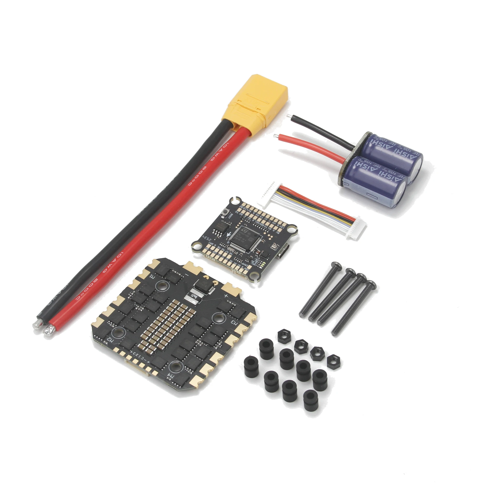 NEEBRC F722 pile F722 contrôle de vol FC 3-8S 8/32Bit 60A 65A 80A 100A 4IN1 ESC 30.5x30.5mm pour pièces de Drone de course FPV Freestyle