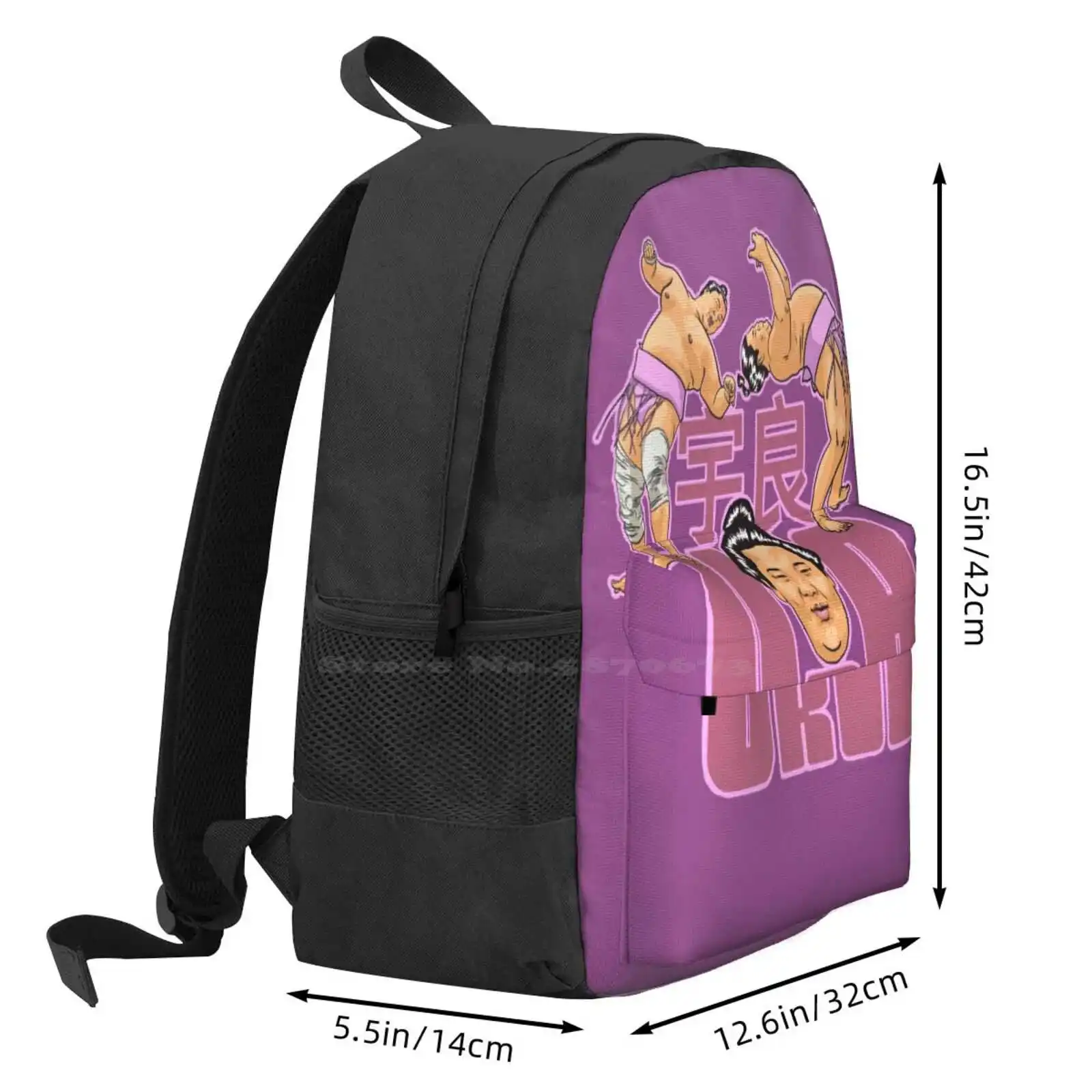 Ura Japanese Sumo Wrestler Hot Sale Schoolbag Backpack Fashion Bags Japan Sumo Wrestling Sumo Wrestler