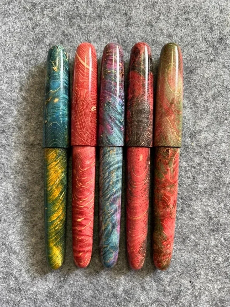 New Jinhao 9056 Pattern Stabilized Wood Fountain Pen Long Knife Nib Writing Ink Pen School Office Supplies Students Writing Gift
