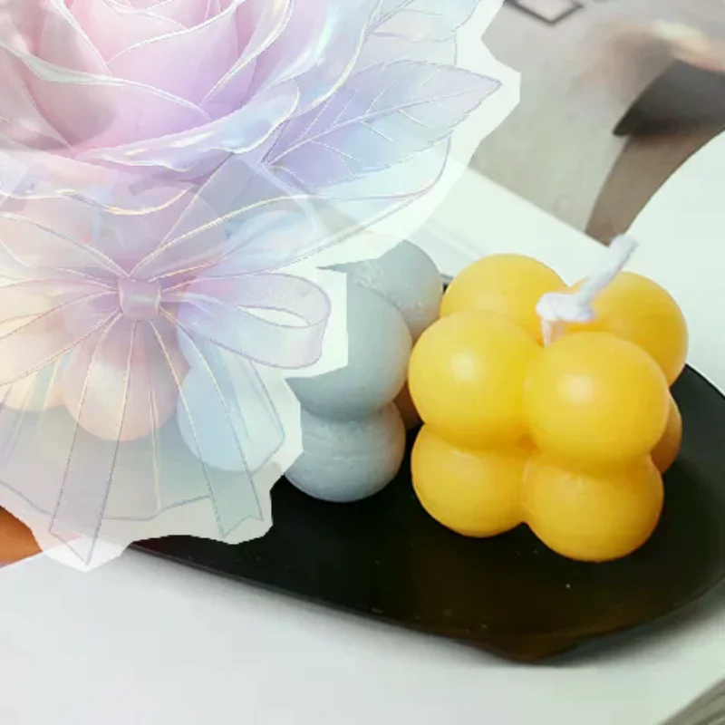 DIY Candles Mould Aromatherapy Plaster Candle Silicone Mold Hand-Made Soap Mold