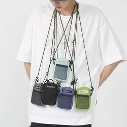 Niche Design Fashion Brand Earphone Bag Mini Coin Purse Hip-hop Cool Design Bag Key Bag Small Satchel