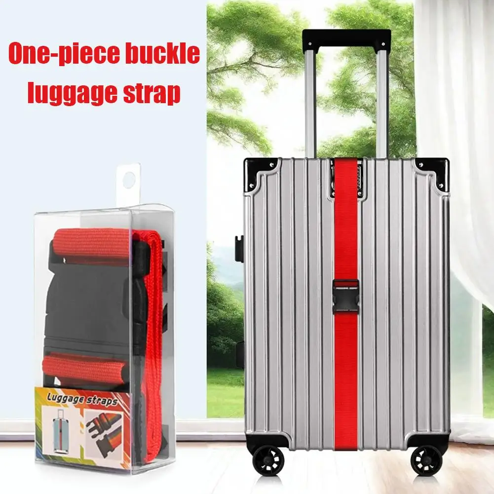 Anti-theft Luggage Buckle Strap Adjustable Packing Belt Baggage Secure Lock Bundling Suitcase Belt Travel Suitcase Accessories