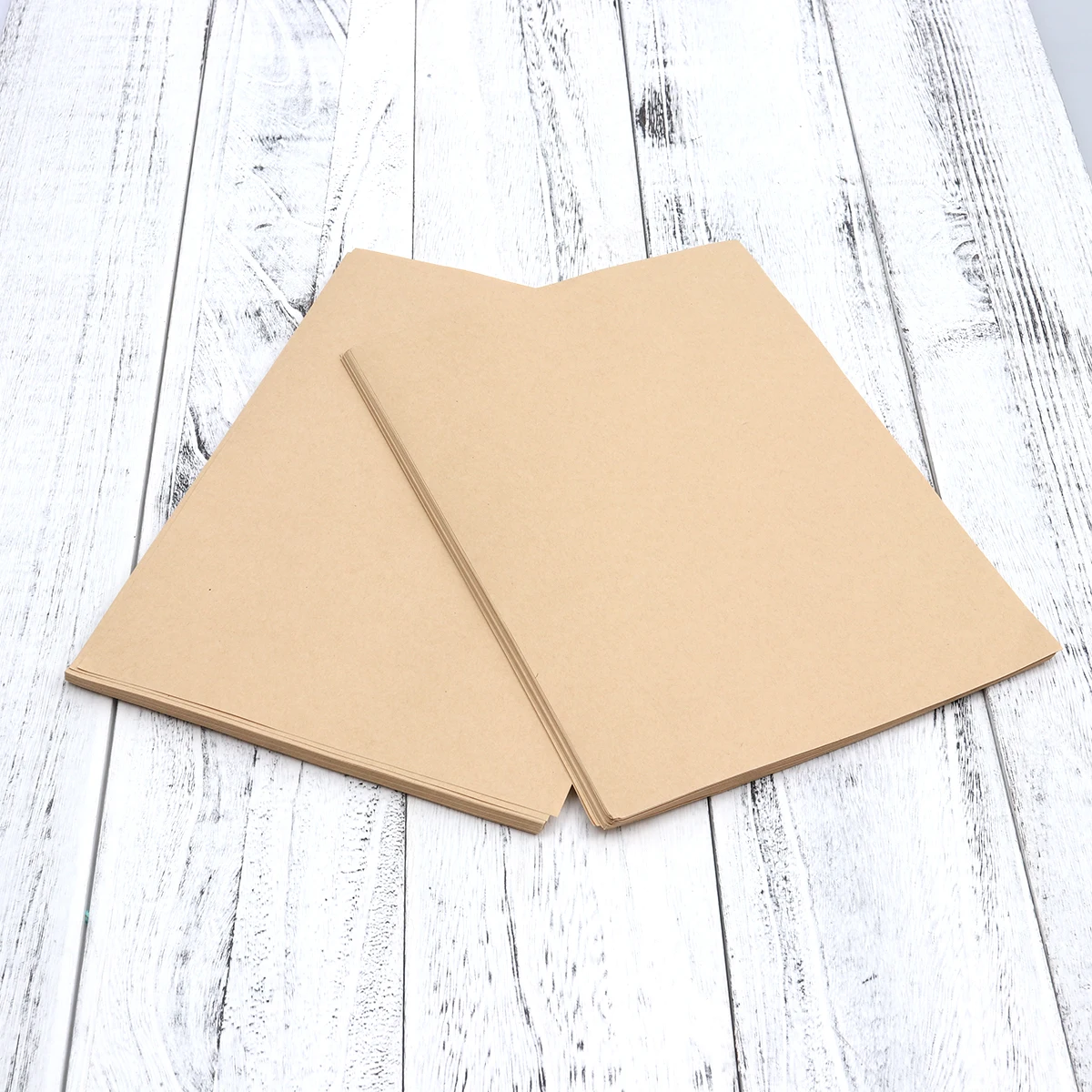 

50 Pcs Vintage Kraft Paper Stationery Cute Stationary Old Looking Letter Writing Small Size Liner
