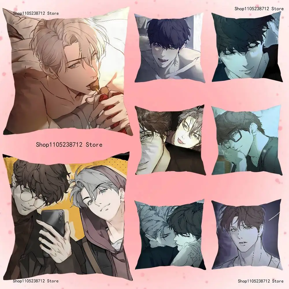 

Anime N-Nerd P-Projects Pillow Case Plush Fabric Soft Pillowcase Double Sided Print Sofa Cushion Cover Throw