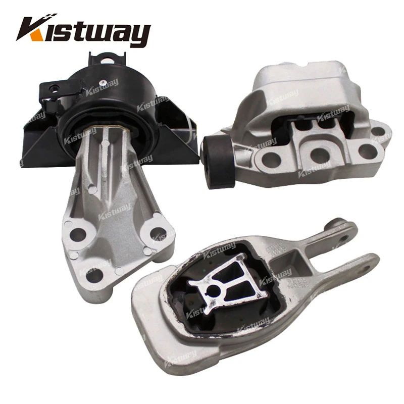 3PCS Engine Support Gearbox Rubber Mount Kit For Chevrolet Sonic Trax Cruze 95032352 95405221 95493721 95350019