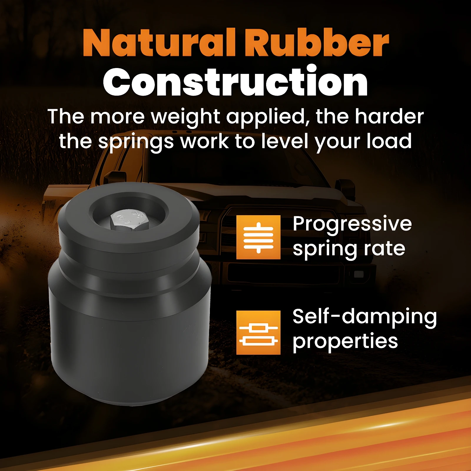 نظام تعزيز التعليق الأمامي لجي إم سي سييرا 3500 HD 11-2025 طقم زنبركي مساعد التعليق الأمامي #2