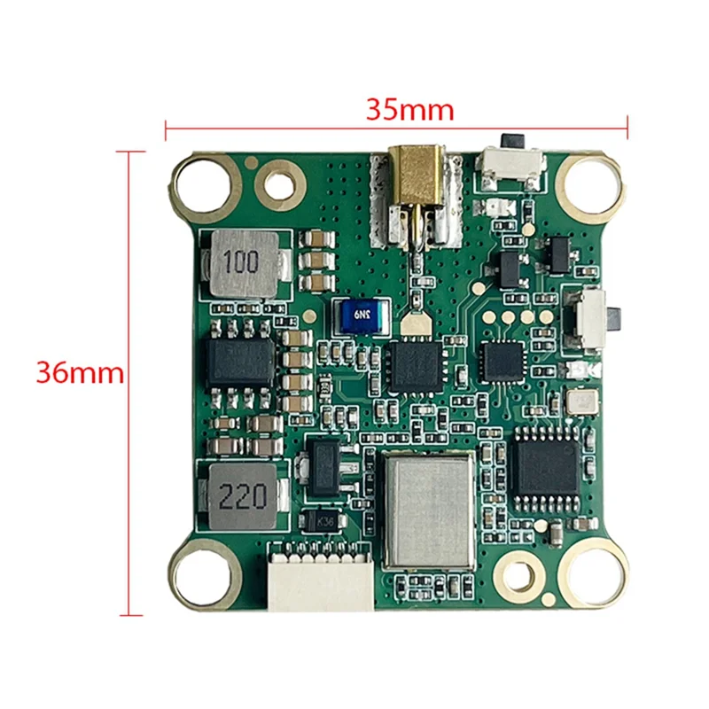 B49C 1.2G 1.3G VTX 3W 3000Mw 9 Channels For FPV Audio Video Transmitter With Built-In Antenna For FPV RC Racing Drone(PAL/NTSC)