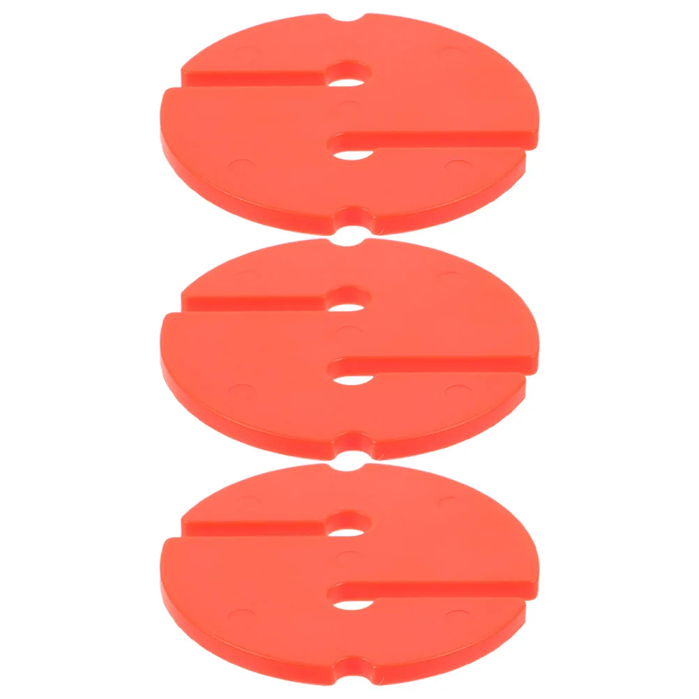 3Pcs Dive Direction Marker Bright Color Durable Material Underwater Navigation Tool Cave Diving Guide Rope Indicators Orange