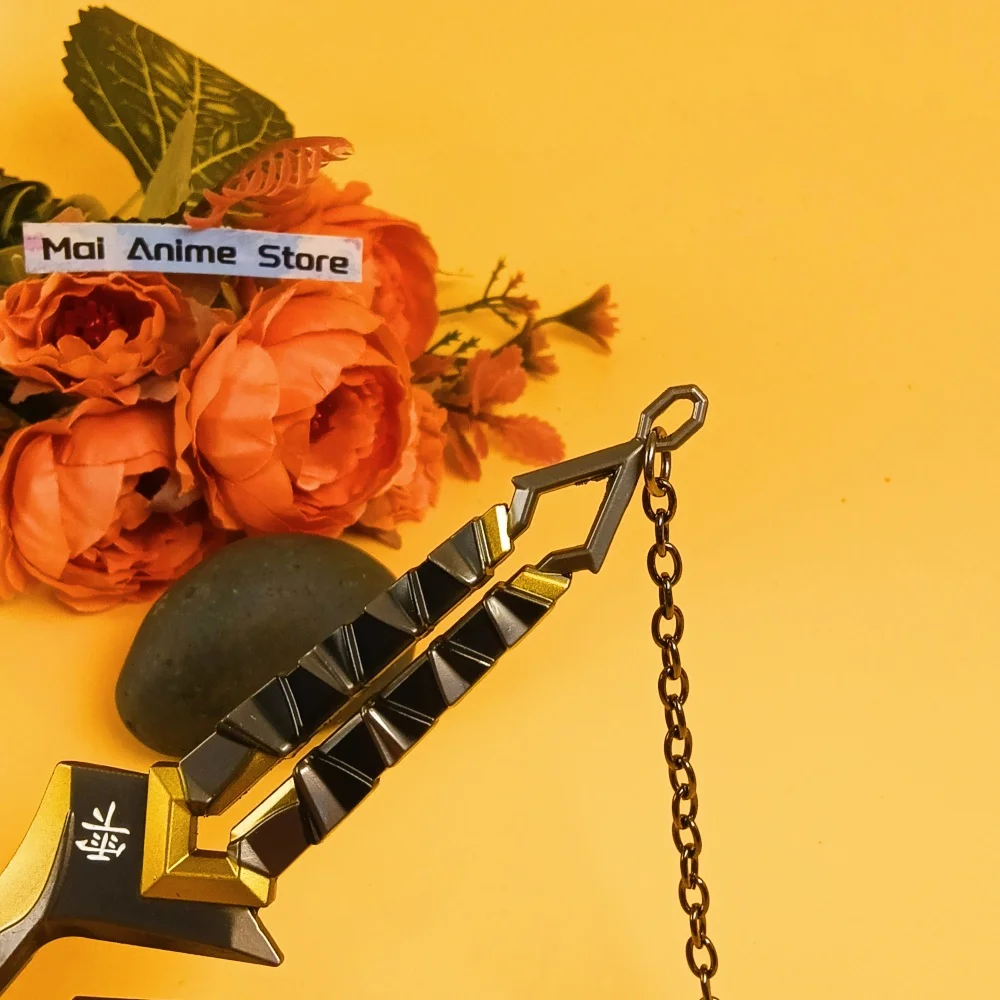 7,8 pouces Valorant Katana Anime Cosplay Kunai métal Ninja étoile couteau épée taille réelle Katana Original samouraï sabre non pointu jouet cadeau