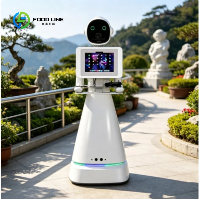 Professional AI Face Tracking Photography Robot, 360 Degree Rotating Auto Shooting Robot for Party Studio Event Photography