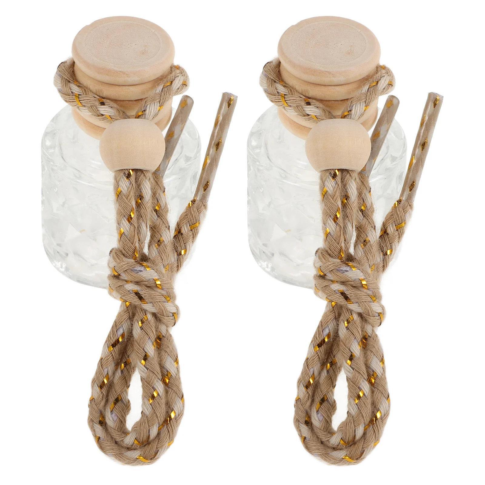 

2 Pcs Aromatherapy Bottle Pendant Cars Air Diffuser Perfume Diffusers for Essential Oils