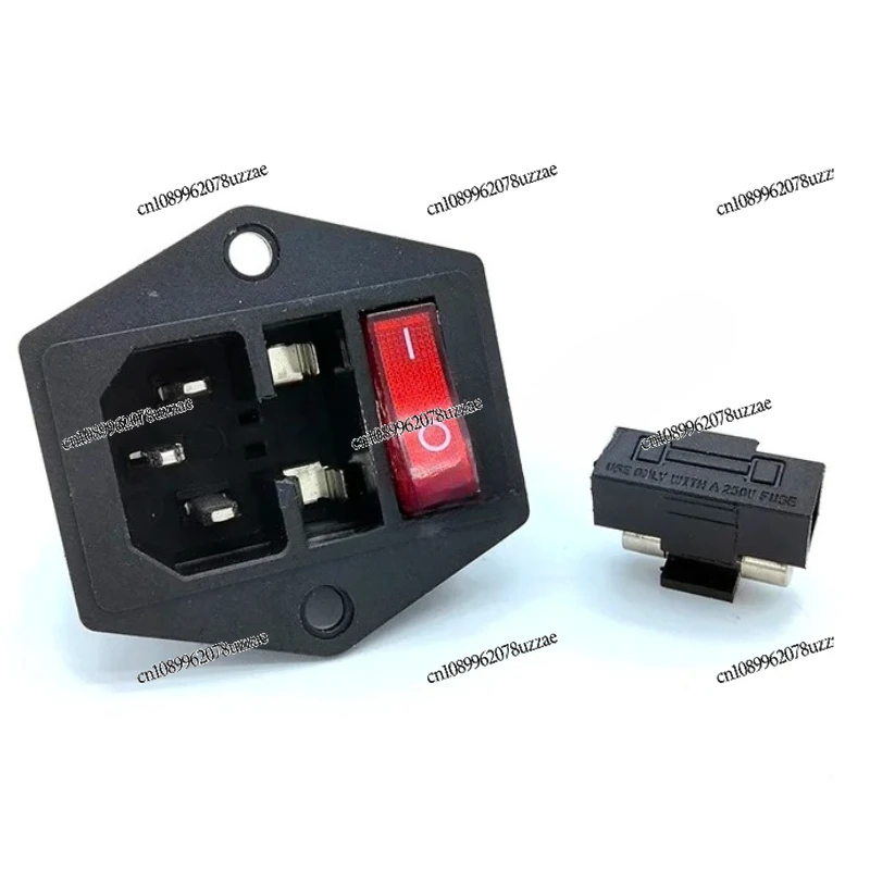 

AC-14-F18 Power Switch, 3-in-1 with Ear Switch Socket AC Power Switch 10A250V