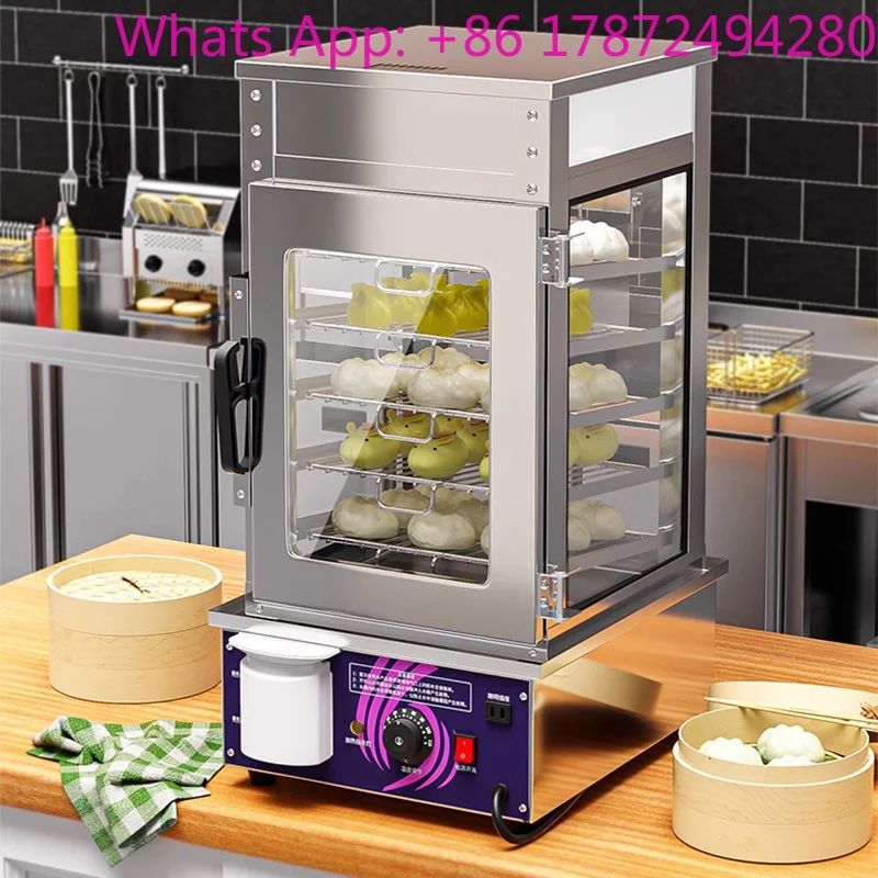 Commercial steamed bun machine Convenience store breakfast shop steamed bun cabinet Insulated display cabinet steamed bun machin