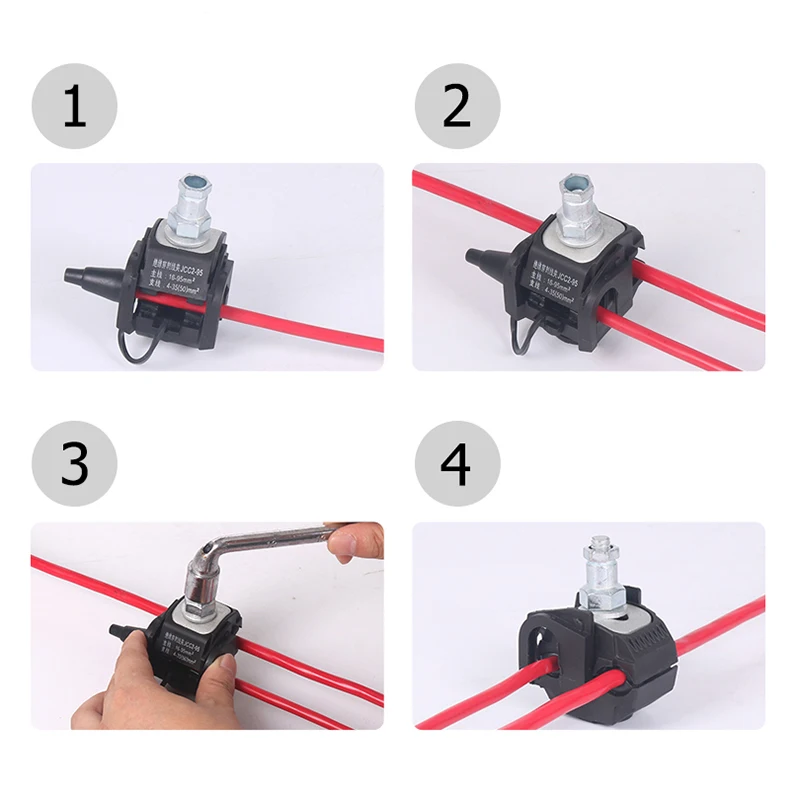 JJC1-35 Insulation piercing connector clamp cable clamp shunt cable connector main1.5-35 service1.5-10 1KV Wire quick connector