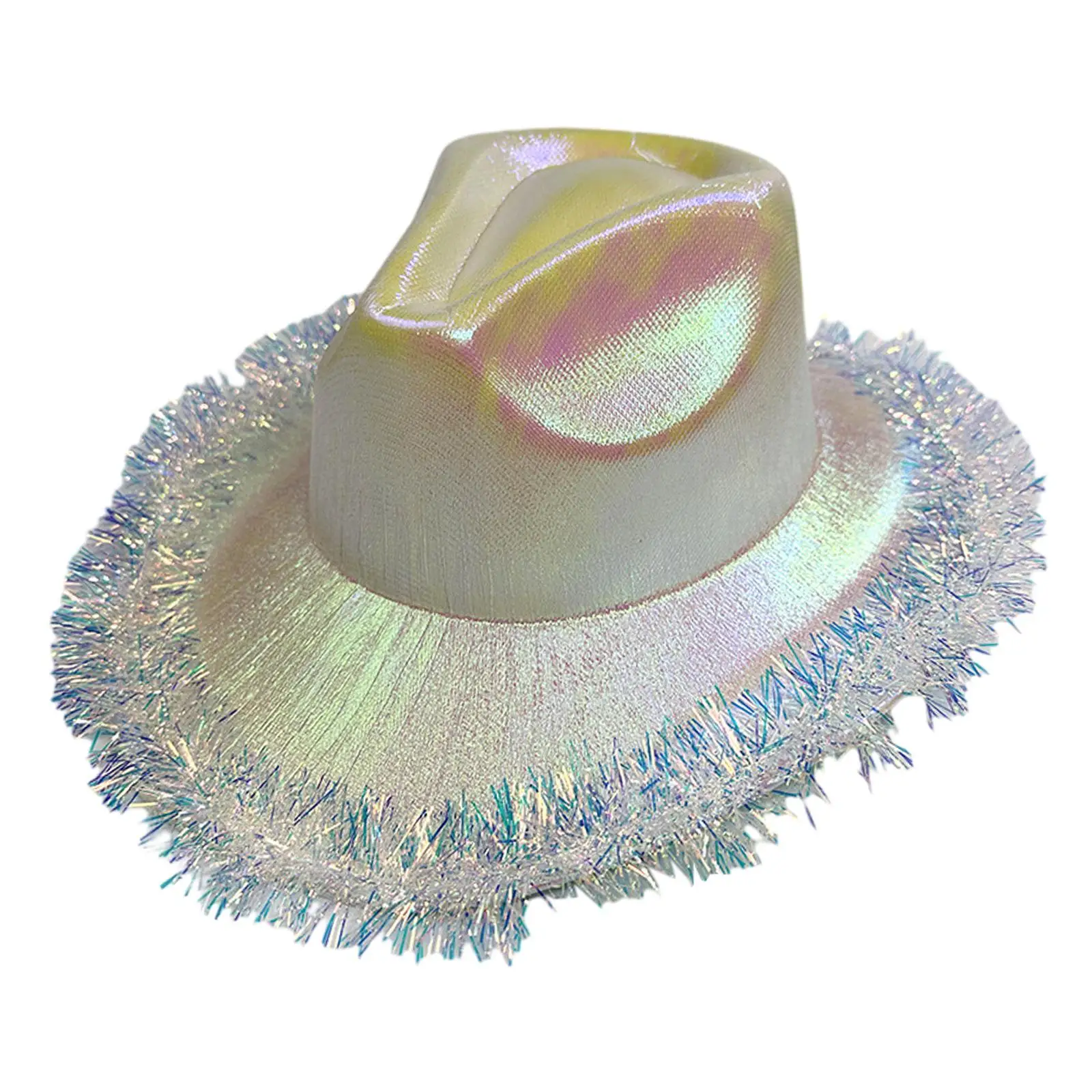 Western Cowboy Hat, Glitter Cowgirl Hats, Cap Decorative Costume Accessories Sun