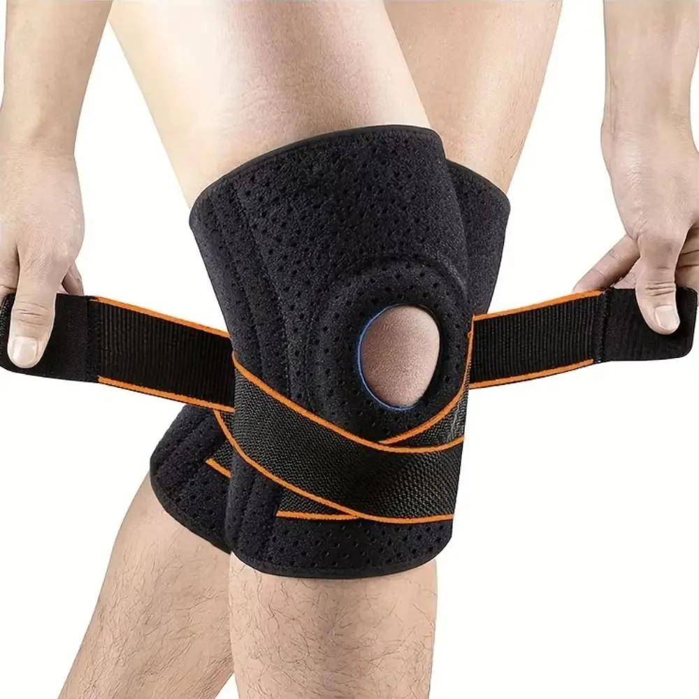 

Adjustable Strap Compression Knee Brace Side Stabilizers Protector Meniscus Tear Support Joint Support Pressurized Elastic