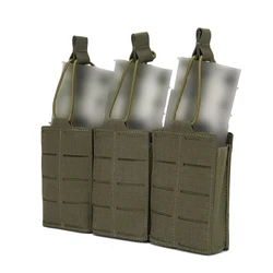 Etui taktyczne Pistolet Nylonowa kabura na magazynek Uniwersalna kamizelka Mag Pouch szybki zestaw Molle Triple Pack