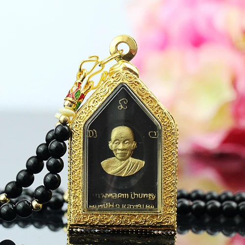 Asia Thailand Buddhism temple  efficacious protect safe good luck health bring money Sakyamuni Buddha KUN PING Amulet