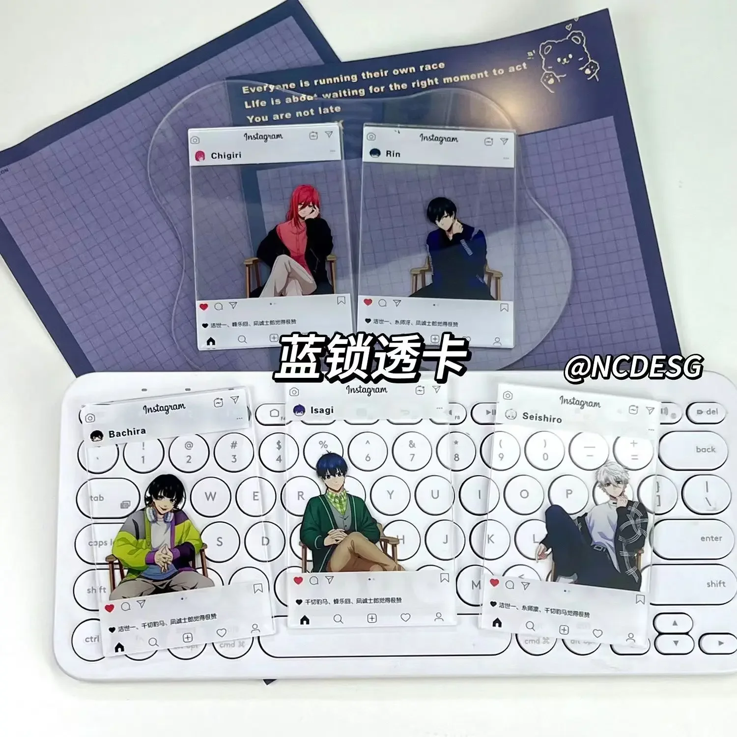 

Anime BLUE LOCK Rin Itoshi Chigiri Hyoma Bachira Meguru Isagi Yoichi Nagi Seishiro Cosplay Acrylic Butamine Birthday Xmas Gift