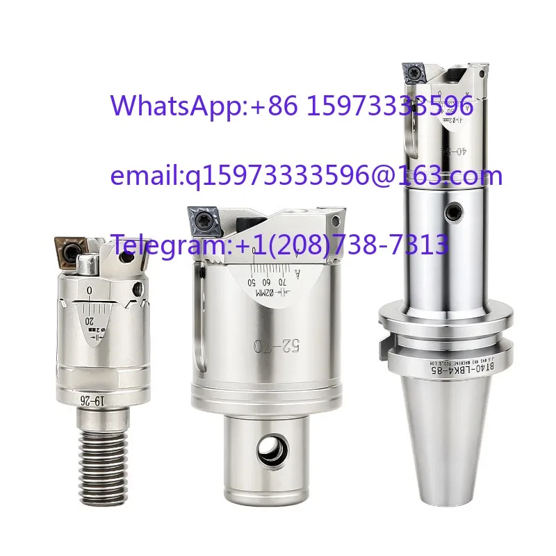 1PCS Adjustable Double Edge Rough Boring Bar and TCT Boring Head Set BT40/BT50 Tool Holder LBK for Machining Center Applications