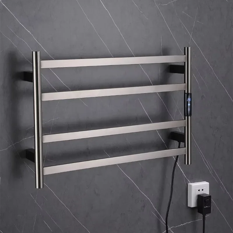 Manufacturer Customized Heated Smart Towel Warmer Stainless Steel Towel Rack Bathroom Towel Holder