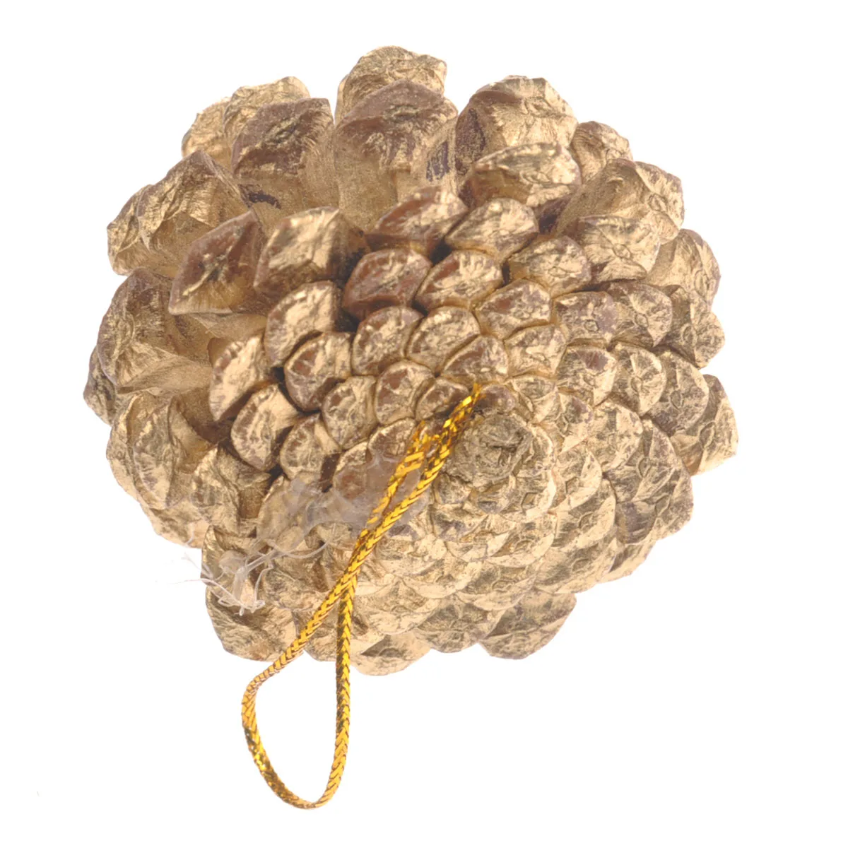 

9 Pieces/Set Christmas Tree Decoration Natural Pinecones Silver Artificial Pine Cone Holiday Ornaments DIY Festive Decor